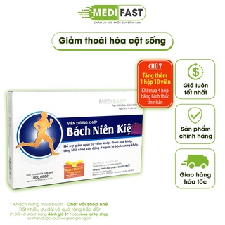 Viên uống hỗ trợ xương khớp Bách Niên Kiện Hộp 20 viên - Có tem tích điểm - Ngăn ngừa các vấn đề về khớp