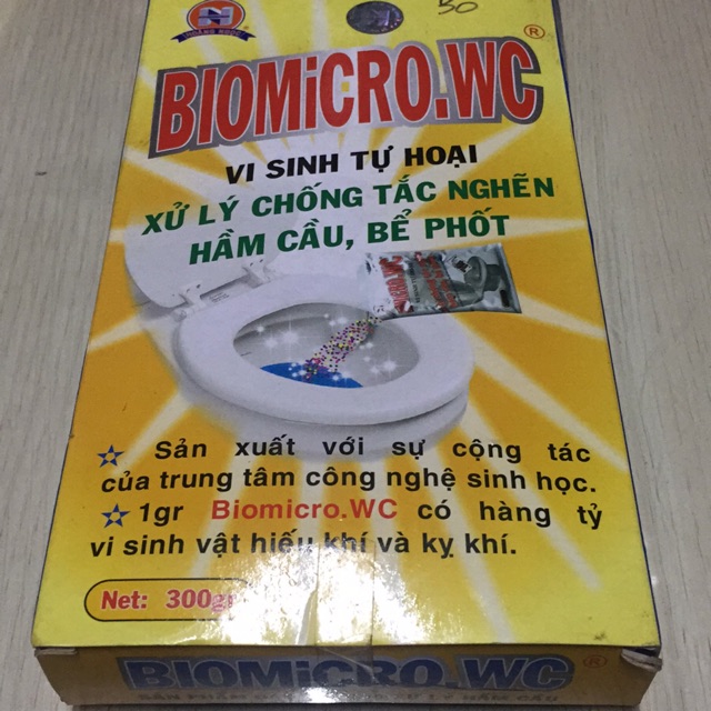 Vi sinh tự hoại xử lý chống tắc nghẽn hầm cầu, bể phốt