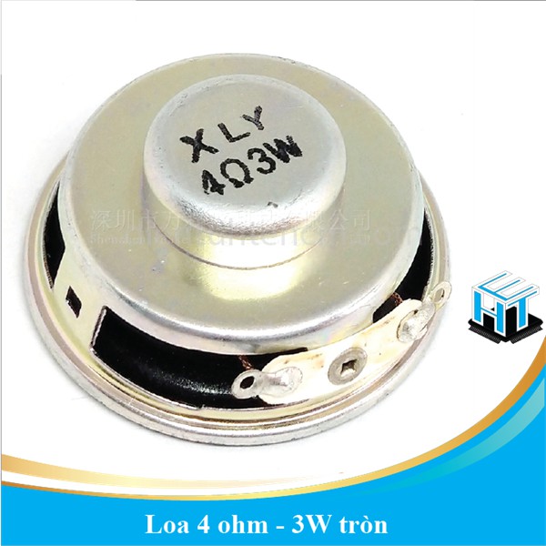 Loa 4 ohm - 3W tròn đường kính 40mm