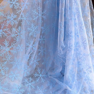 1M VẢI LƯỚI BÔNG TUYẾT ELSA
