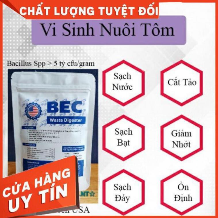 [Hàng Loại 1- Nhập Khẩu]  Vi Sinh Nuôi Tôm Cắt Tảo Độc,Giảm Nhớt Bạt BEC《 Mua 10 Tặng 1》