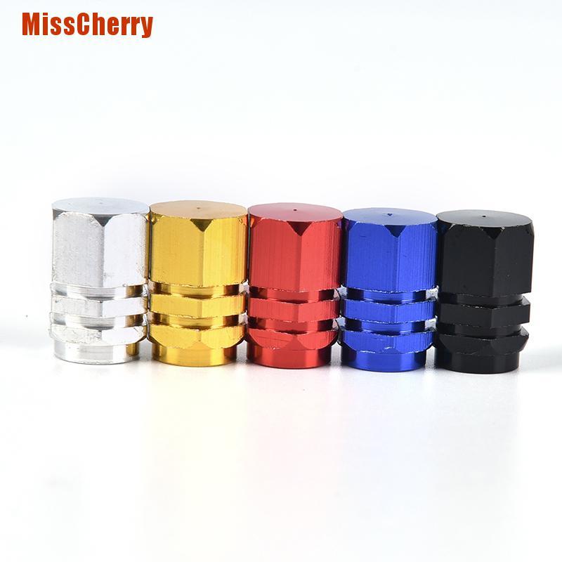 Set 4 Nắp Van Bánh Xe Ô Tô Bằng Nhôm
