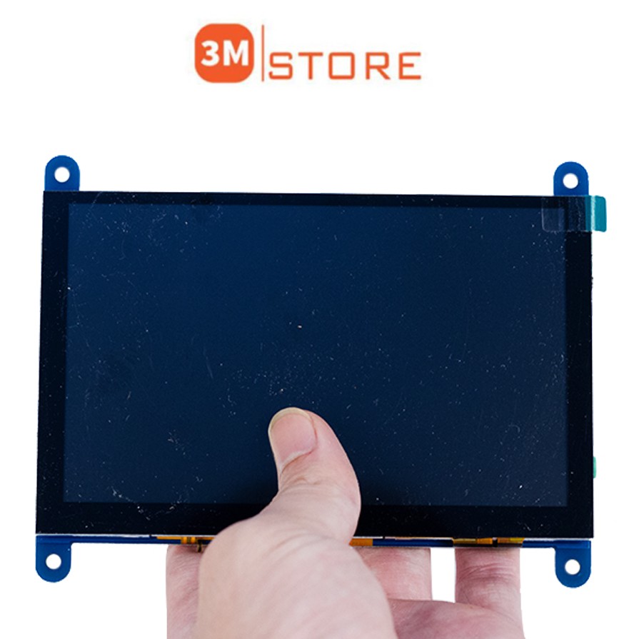 Màn Hình Raspberry 5 Inch 800x480 Cảm Ứng Điện Dung Tặng Bút Cảm Ứng
