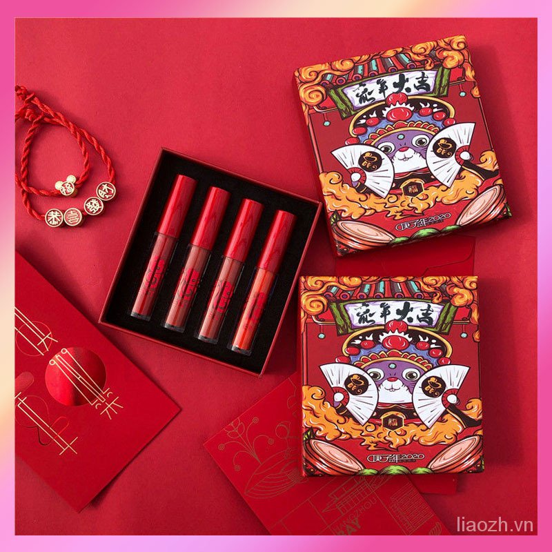 (Hàng Mới Về) Son Kem Lì Không Làm Khô Môi Trang Điểm Hàng Ngày 6127 | BigBuy360 - bigbuy360.vn