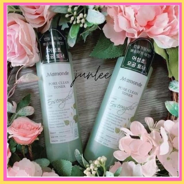 Nước Hoa Hồng Mamonde se khít lỗ chân lông 250ml.