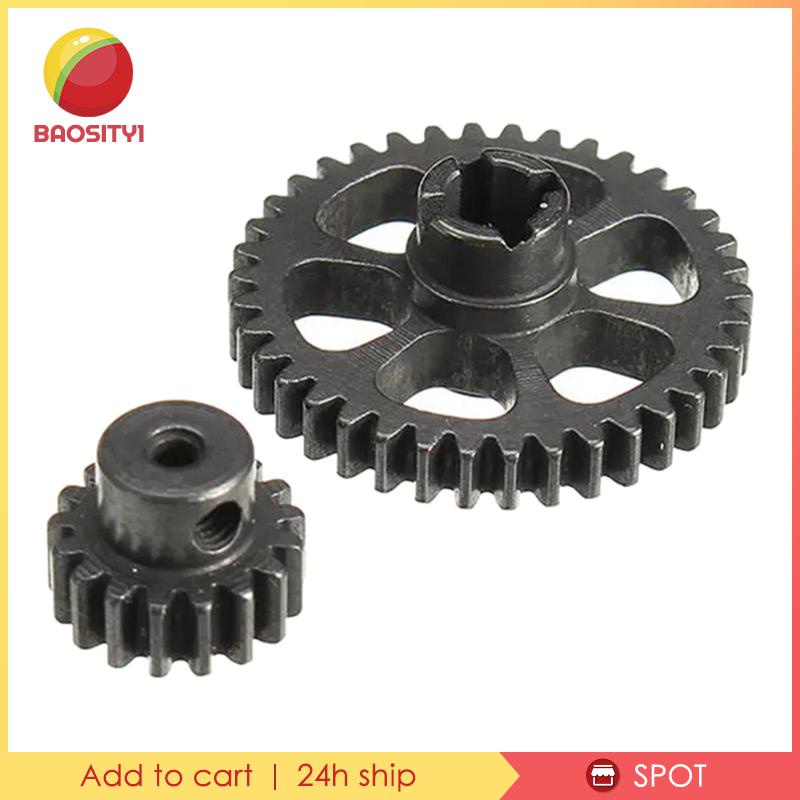 [Baosity1] 1 Bộ Bánh Răng Kim Loại Chính 38T Và Động Cơ Cho Xe Điều Khiển Từ Xa WLtoys A949 A959 1 / 18 WLtoys