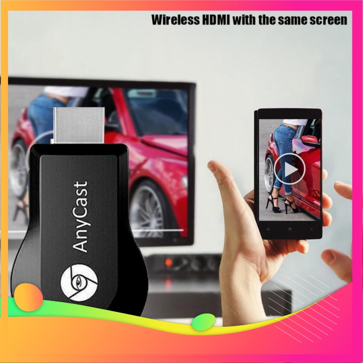 ⚡ Kết nối điện thoại với tivi, Bộ kết nối HDMI không dây anycast M6 Plus tốc độ kết nối siêu nhanh, đường truyền ổn định