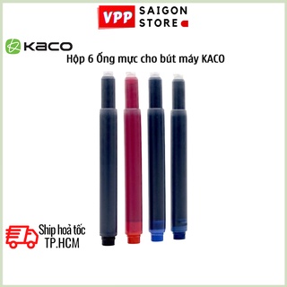 Hộp 6 ống mực thay thế cho bút máy kaco