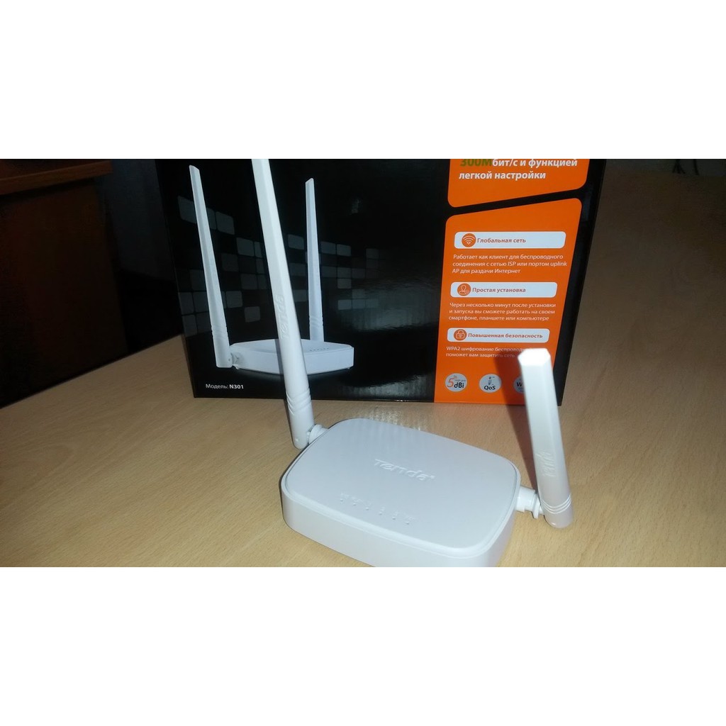 TENDA N301 - Bộ phát WIFI 2 anten tốc độ 300Mbps Tem chính hãng ADNT | BigBuy360 - bigbuy360.vn