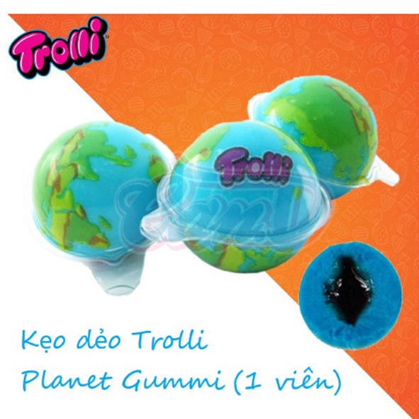 Túi 4 viên Kẹo dẻo Trolli hình trai đất hàng nội địa Đức
