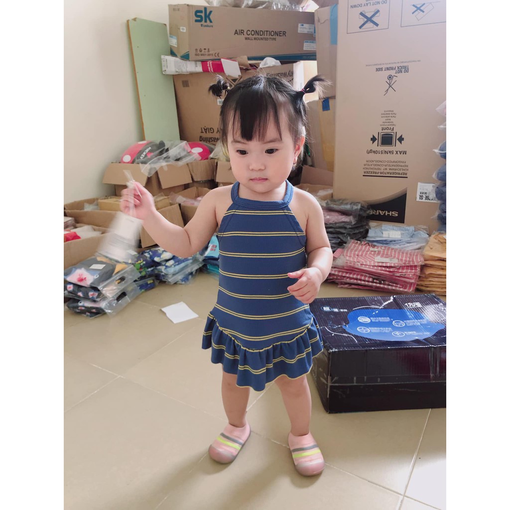 MẪU VÁY CỔ YẾM🎀 DÁNG ĐUÔI CÁ CỰC YÊU DÀNH CHO BÉ