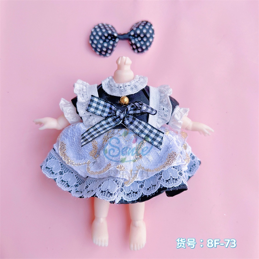 Bộ Quần Áo Cho Búp Bê Bjd 16-17cm Tỉ Lệ 1 / 8
