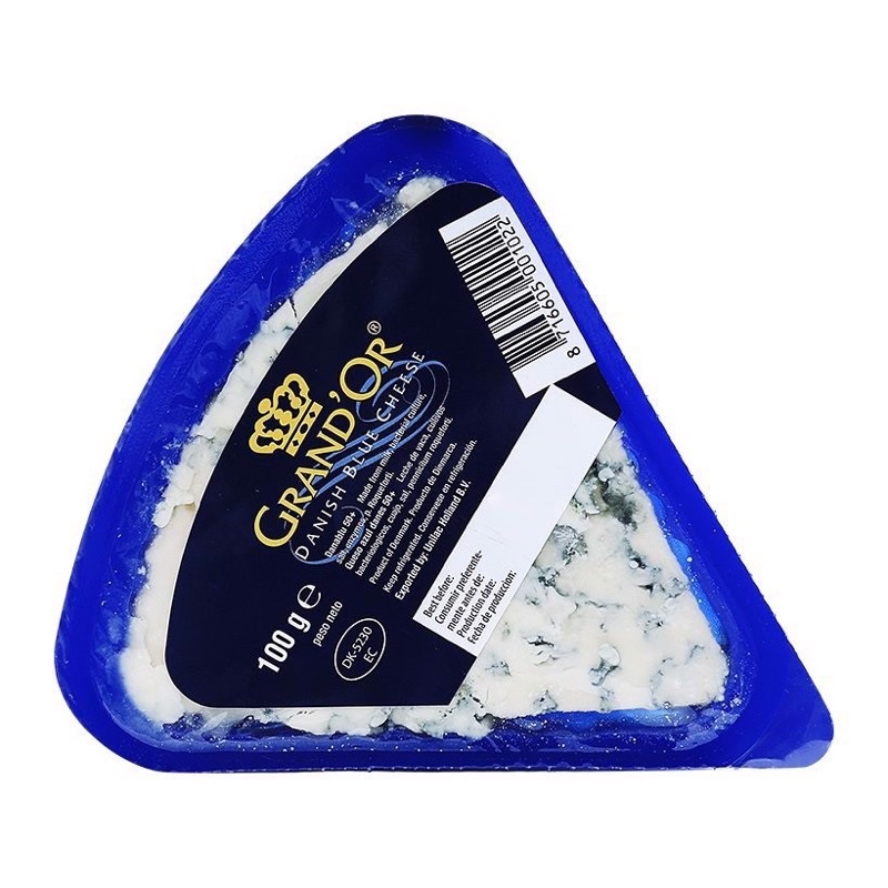 PHÔ MAI MỐC XANH DANISH BLUE CHEESE GRAND’OR UNILAC 100G