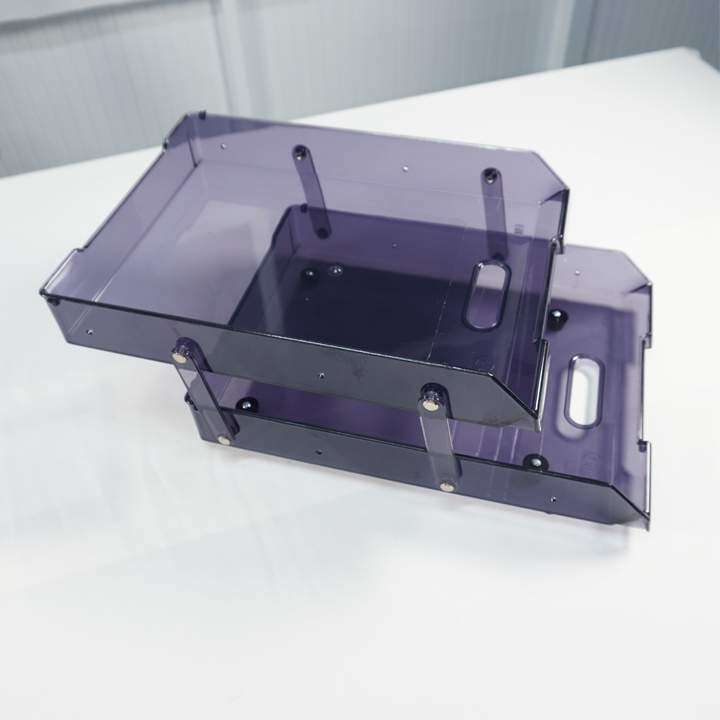 Kệ tầng trượt mica Xukiva 1 tầng, 2 tầng, 3 tầng (màu ngẫu nhiên)