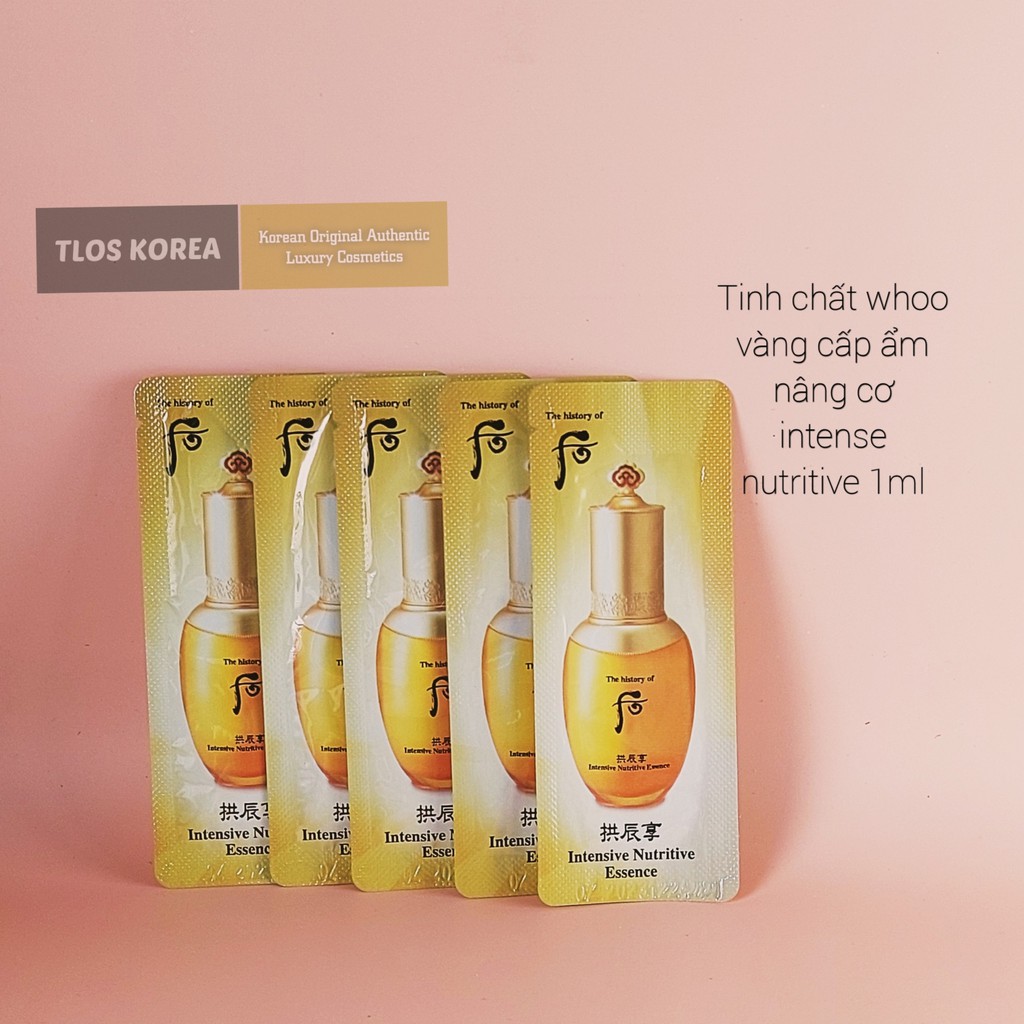 Gói Sample Tinh Chất Nâng Cơ Chống Lão Whoo Gongjinhyang Intensive Nutritive Essence 1Ml ( Date Xa)