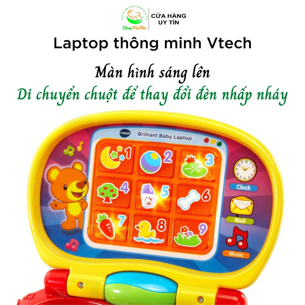 Đồ chơi laptop thông minh Vtech Brilliant Baby Laptop.