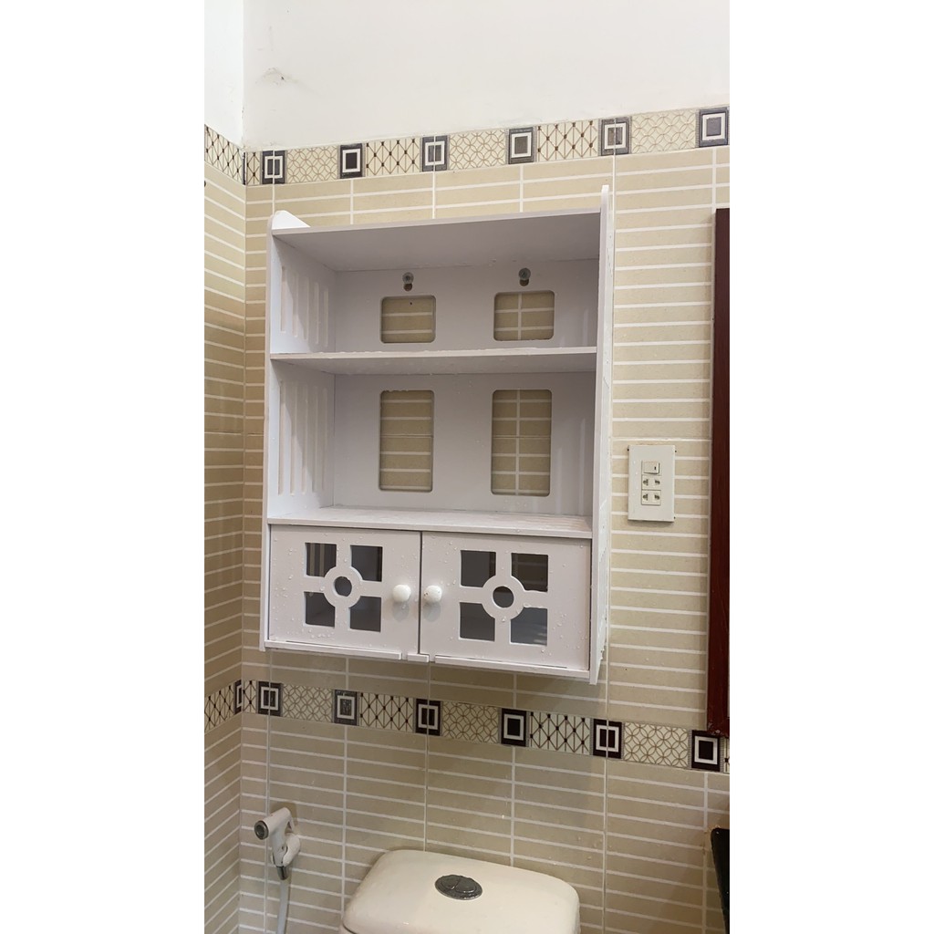 [ SALE HỦY DIỆT] Tủ treo nhà tắm hiện đại sọc dọc chống nước- IG381 | BigBuy360 - bigbuy360.vn
