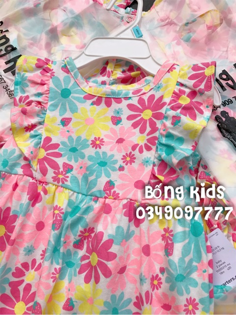 Váy Bé Gái Hoa Sắc Màu