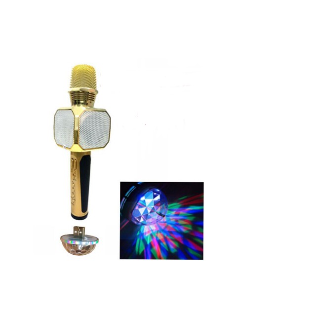 Micro karaoke bluetooth không dây SD-10  led  Mic kèm loa, bắt âm tốt, hỗ trợ thu âm - BH 6 tháng