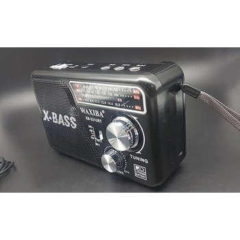 Đài Radio Thích hợp cho người lớn tuổi bắt FM/AM Chạy Nhạc Usb Thẻ Nhớ Có đèn pin - Hãng Waxiba XB521u