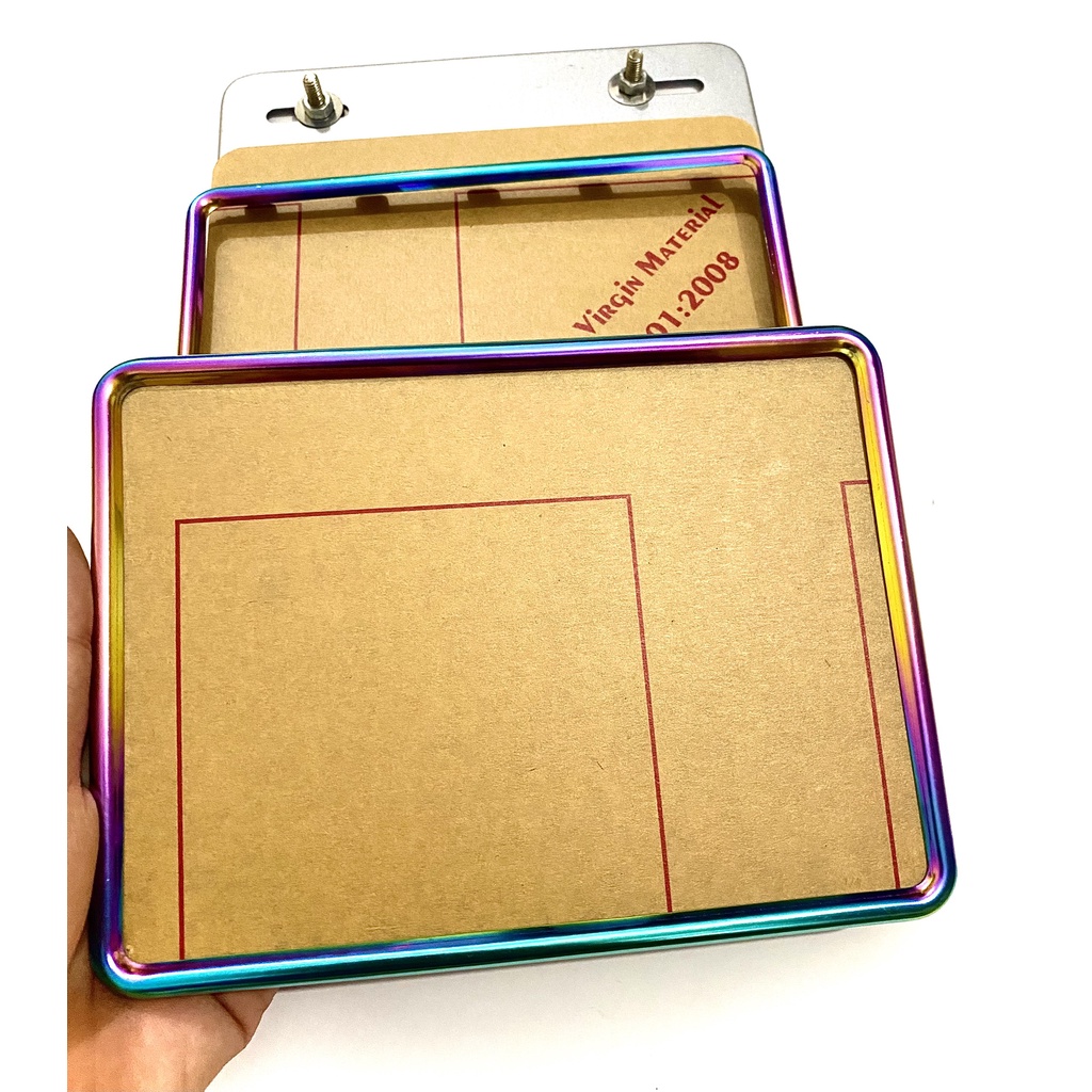 Biển số titan 7 màu  Hàng Loại 1 Dày Dặn