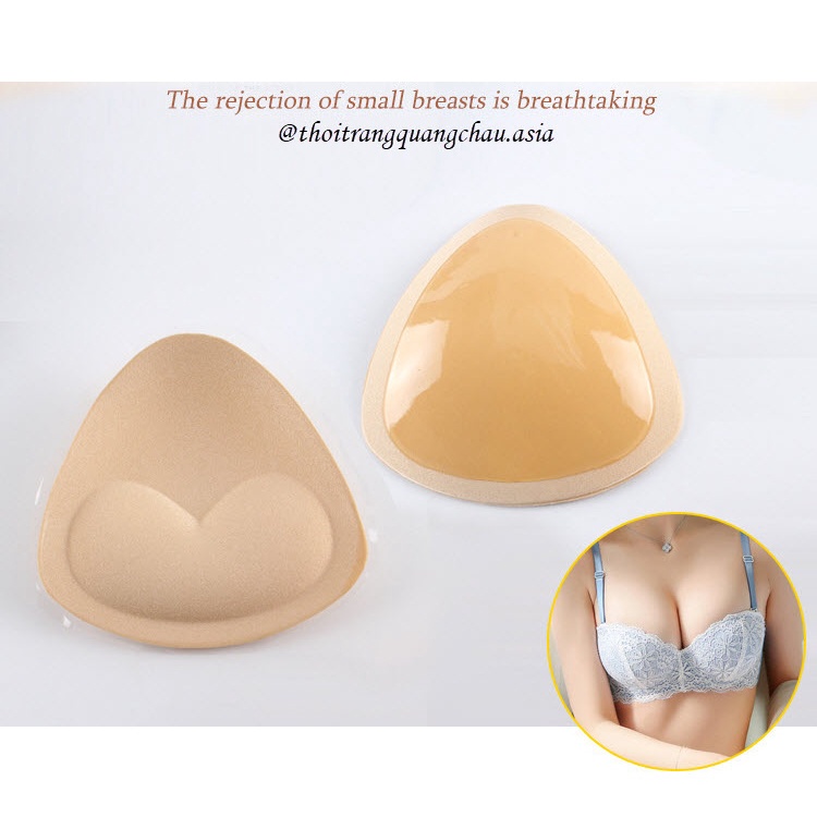 Bán cặp, Miếng dán áo ngực, đồ bơi, bikini , mút độn nâng ngực tạo khe, siêu đẩy #M09