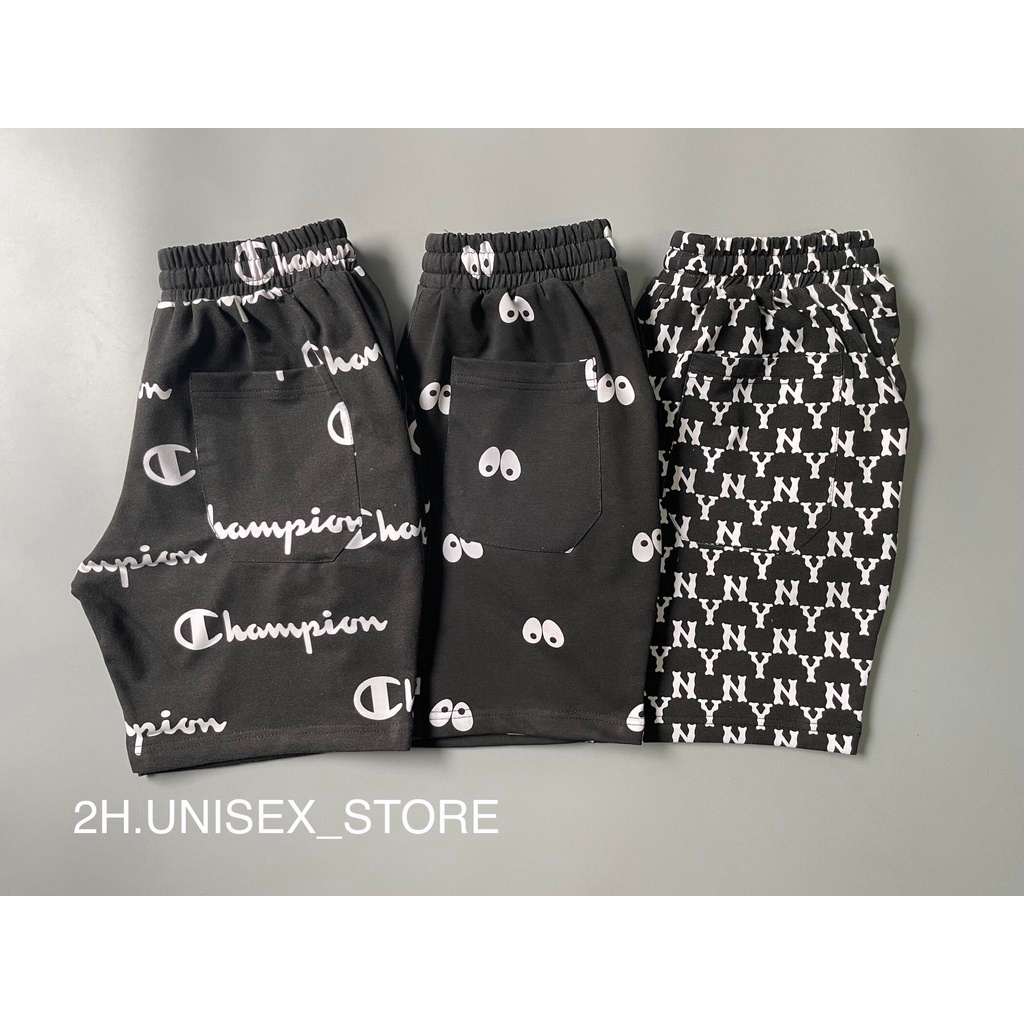 QUẦN SHORT THUN NAM NỮ IN HOA TIẾT THỜI 2H.UNISEX_STORE