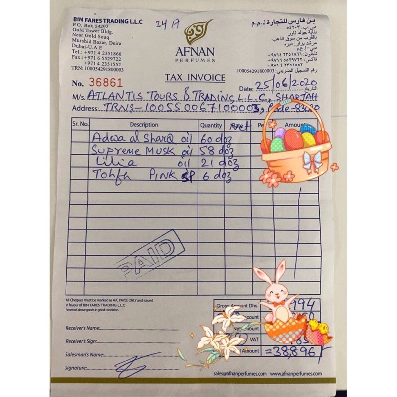 Tinh dầu nước hoa DUBAI 15ml