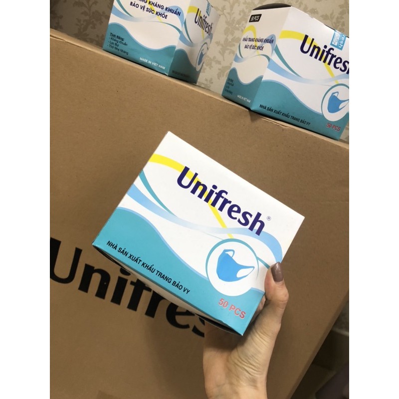 [RẺ VÔ ĐỊCH] Hộp 50 cái khẩu trang Unifresh