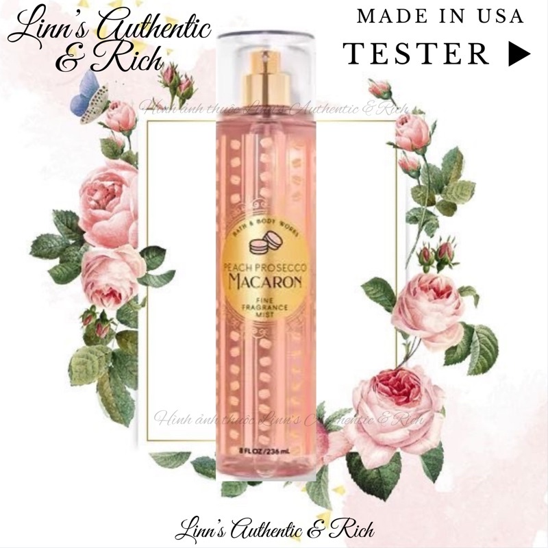 PEACH PROSECCO MACARON - Xịt Thơm Body Mist Bath & Body Works