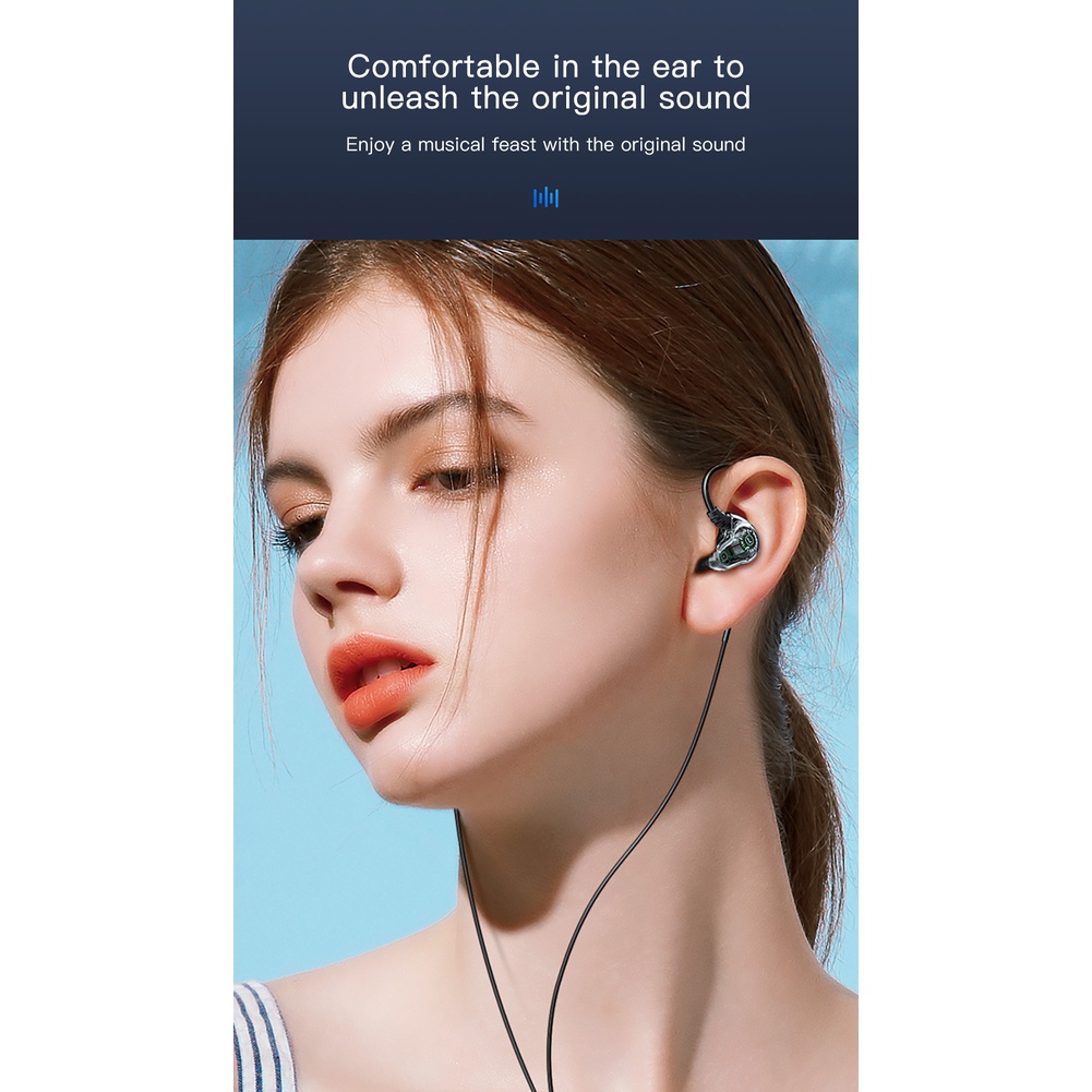610a Model Type-c Tai nghe treo tai có dây Trò chơi thể thao In-ear Thích hợp cho Huawei Xiaomi