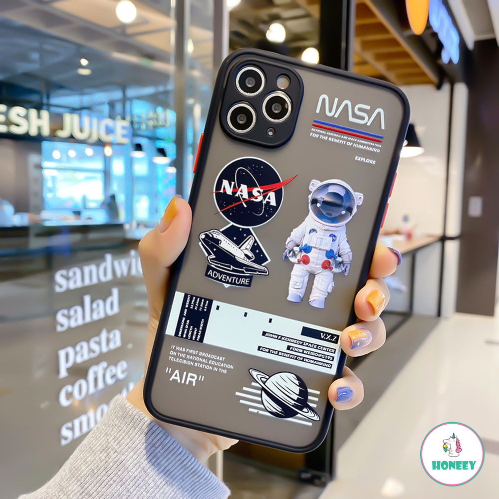 NASA ốp điện thoại Họa Tiết Vũ Trụ Độc Đáo Cho Iphone 12 11 Pro Max Xs Xs Max Xr 7 8 Se