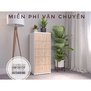 Tủ Mẫu Nhựa Duy Tân 5 Tầng [ FREE SHIP ] Chất Nhựa Đài Loan Cao Cấp