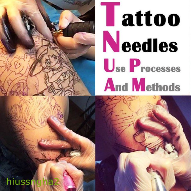 Bộ 5/50 kim xăm hình chuyên nghiệp loại 1/3/5/7/9RL tùy chọn