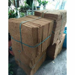 (giá rẻ) Thảm xơ dừa trồng lan loại tốt 50x50 cm