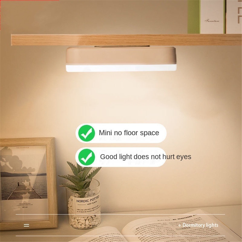 Đèn bàn đa chức năng led 10cm phòng ngủ nam châm treo tường nút sạc usb đèn đầu giường có thể điều chỉnh độ sáng cho trường hợp khẩn cấp