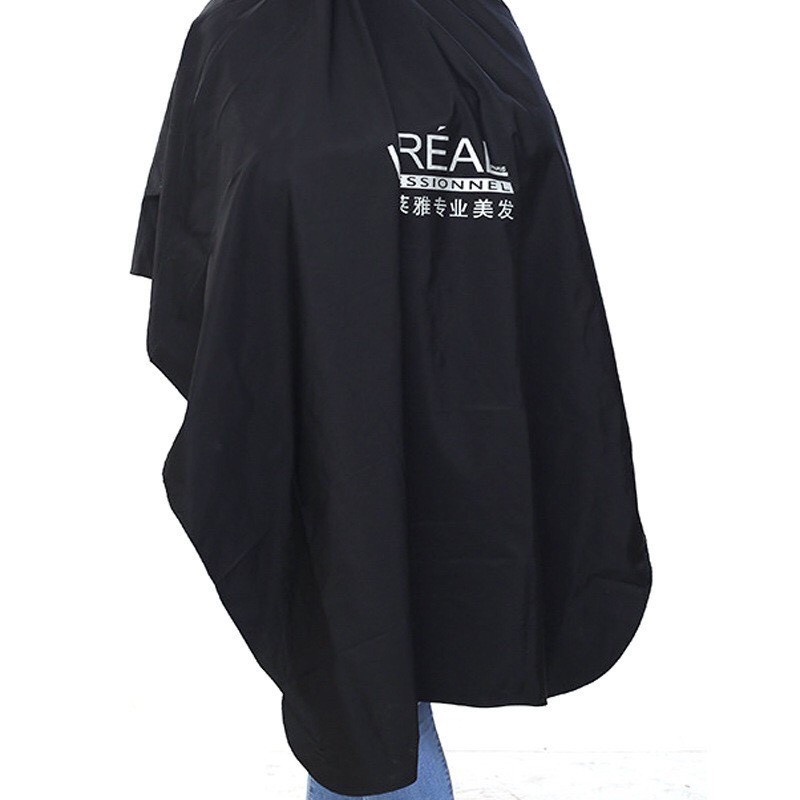 Áo choàng cắt tóc Tony &Guy  có chun ở cổ co giãn, khăn choàng cắt tóc dùng cho gia đình và salon