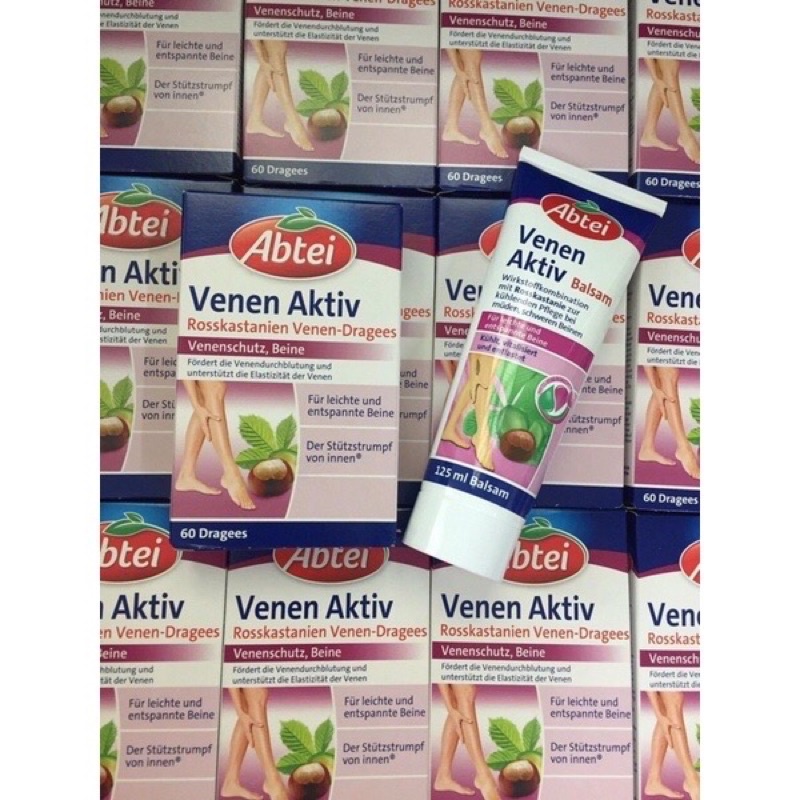 Kem Bôi Giãn Tĩnh Mạch Abtei Venen Aktiv 125ML