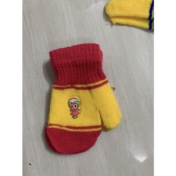 (1đôi) bao tay len, găng tay len cho các bé từ 6tháng tới 2 tuổi.