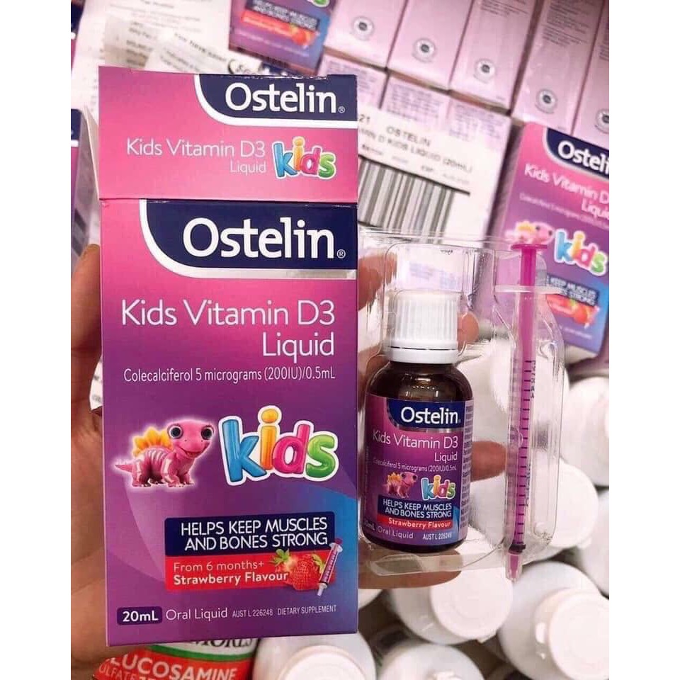 Ostelin D Kids 20ml - Vitamin D Ostelin cho trẻ