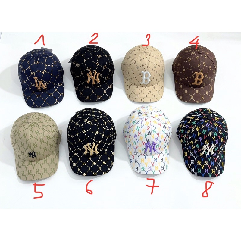 Mũ lưỡi trai MLB,NY,B