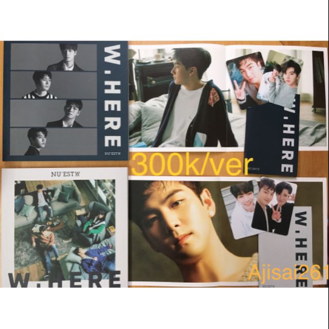 Full set unseal Album của Nu'est, Samuel, JBJ, MXM