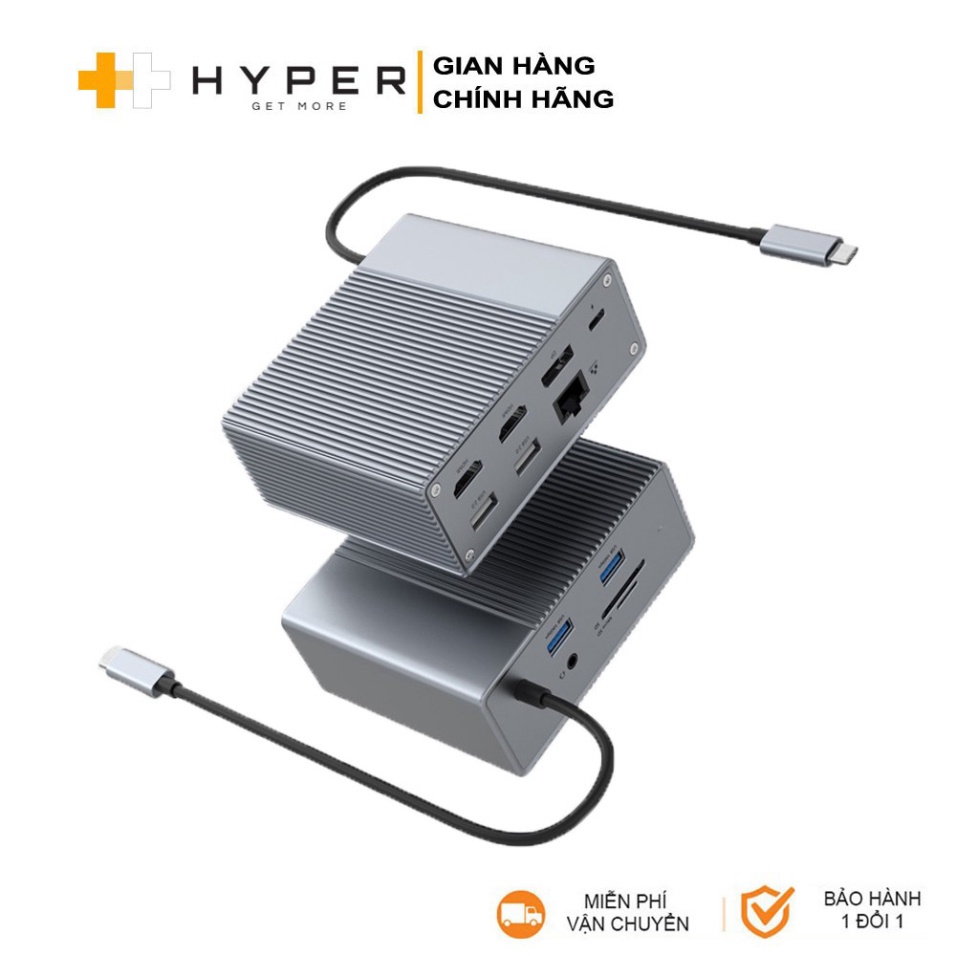 Cổng chuyển HyperDrive GEN2 12-in-1 cho Macbook, iPad Pro, PC, Surface & Devices – HD-G212 - Hàng Chính Hãng