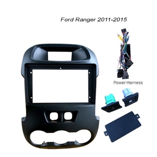 Mặt dưỡng màn hình kèm jack zin ford ranger 2013-2017