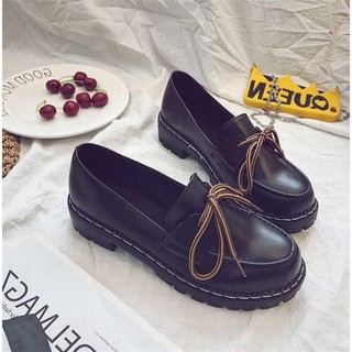 E3 Giày lười ulzzang dây nâu