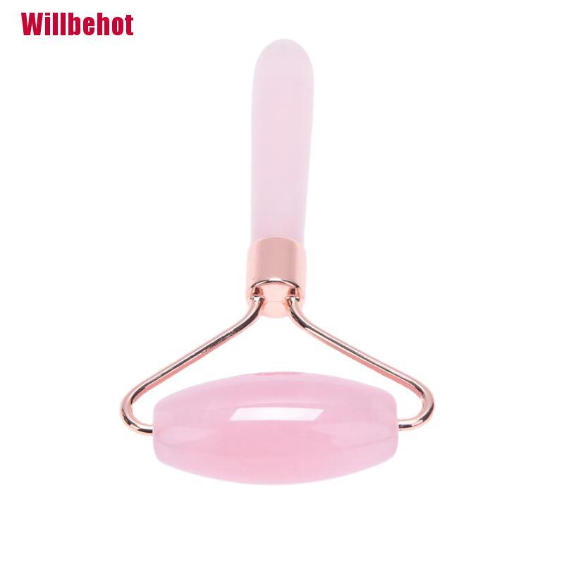 Thanh Mát Xa Mặt Thạch Anh Hồng Pha Lê Chống Nếp Nhăn