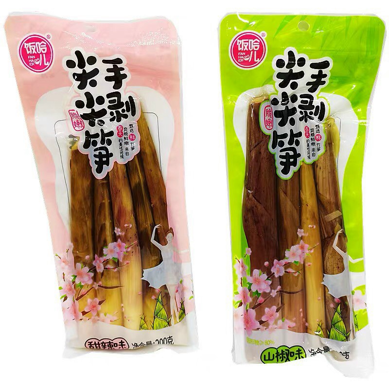 Măng Trúc cay Tứ Xuyên ngâm ớt xanh gói 400g, giòn ngon vị đặc sản ăn kèm các loại mỳ cay, bún ốc