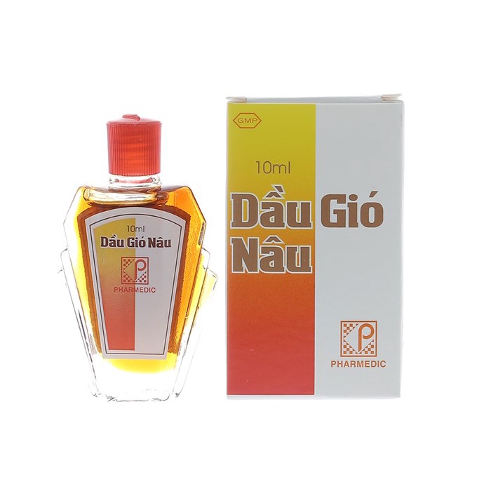 Dầu gió nâu 10ml Pharmedic - Combo 4 lọ