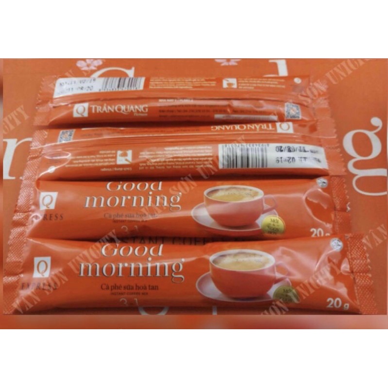 Cà Phê Hòa Tan Trần Quang 3in1 Good Morning 480g (24 gói x 20gram) | BigBuy360 - bigbuy360.vn