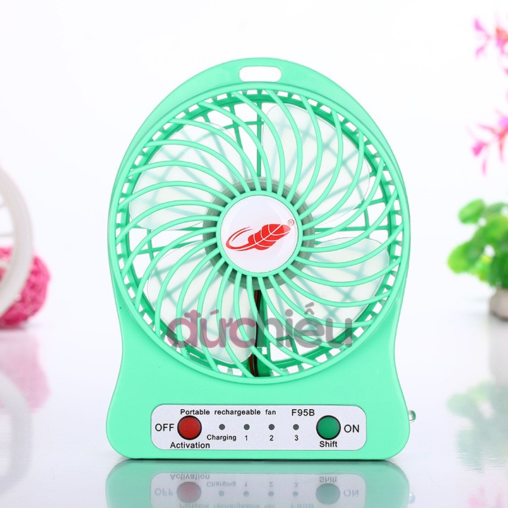 [ Hàng loại 1 ] Quạt sạc tích điện mini 6635 | màu ngẫu nhiên | BigBuy360 - bigbuy360.vn